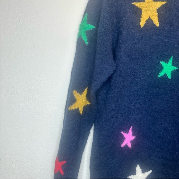 Joules Chantelle Intarsia Navy Star Sweater Size 4 - Picture 5 of 14
